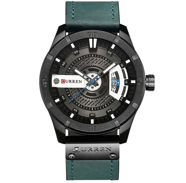 Ramiart Luxury Brand CURREN Men Military Sports Watches Men's Quartz Date Clock Man Casual Leather Wrist Watch Relogio Masculino - RAMI ART