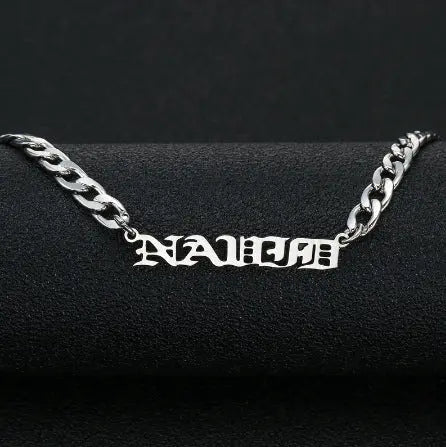 Ramiart Name necklace ladies Hip hop - RAMI ART