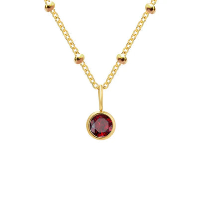 GDiamond Necklace Ramiart Popular Necklace Diamond Birthstone Necklace - RAMI ART