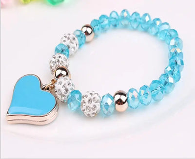Ramiart Elastic Crystal  Bracelet & Bangle Heart Bracelets - RAMI ART