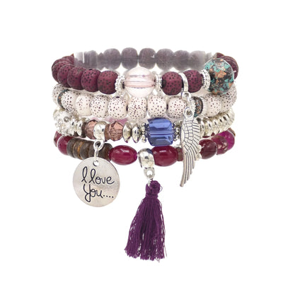 Ramiart  Ethnic Style Multi-layer Couple Bracelets - RAMI ART