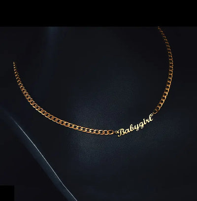 Ramiart Name necklace ladies Hip hop - RAMI ART