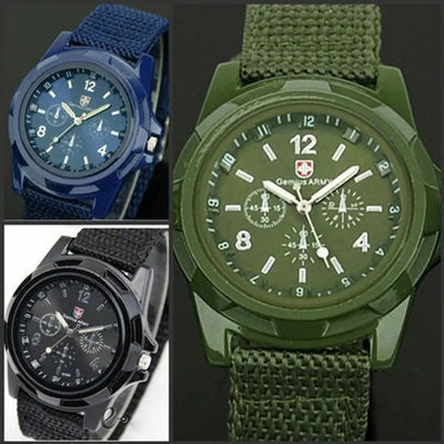 Ramiart Military Men Gemius Army Sport Round Dial New Quartz - RAMI ART