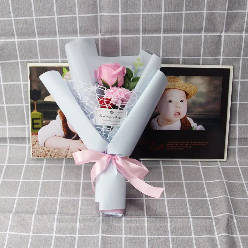 Ramiart Carnation Rose Bouquet Creative Gift Valentine's Day Gift - RAMI ART