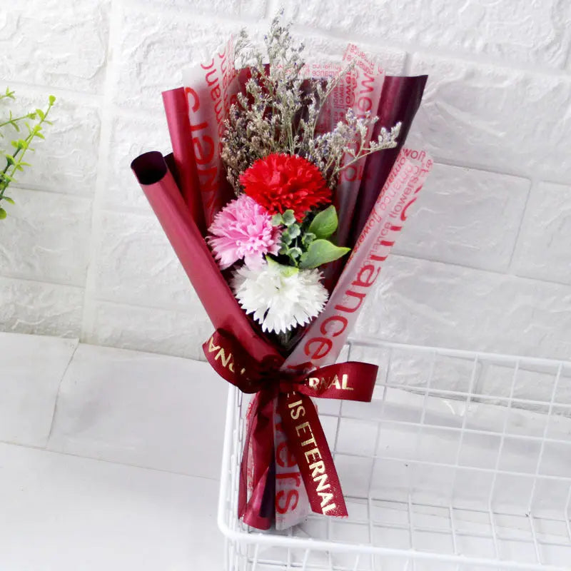 Ramiart Carnation Rose Bouquet Creative Gift Valentine's Day Gift - RAMI ART