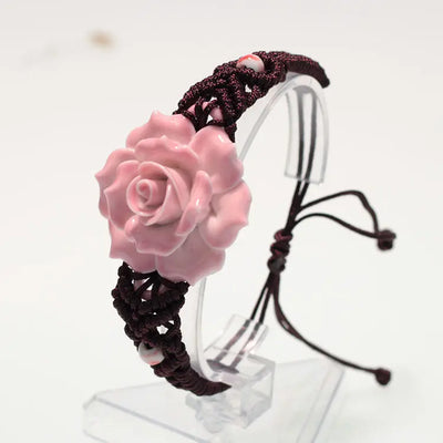 Ramiart Ceramic Bracelet Ethnic Style Braided Bracelets - RAMI ART