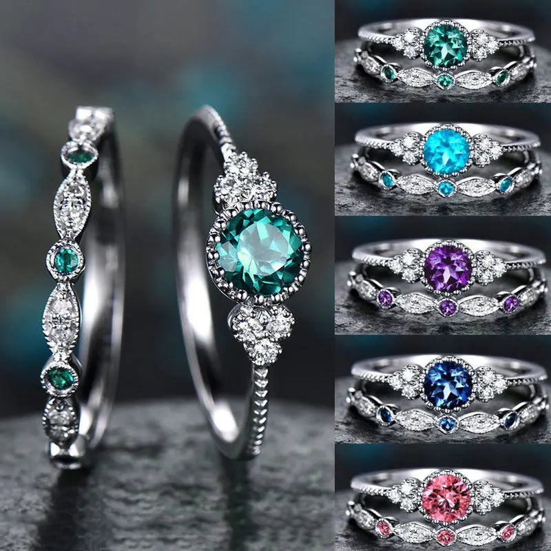 Ramiart Colored Diamond Rings Rhinestones Ring - RAMI ART