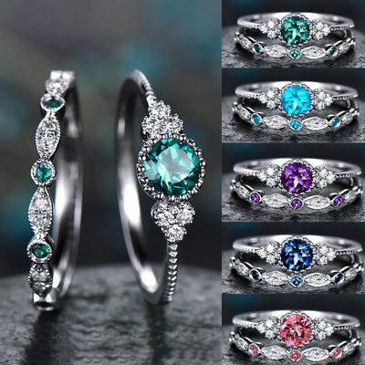 Ramiart Colored Diamond Rings Rhinestones Ring - RAMI ART