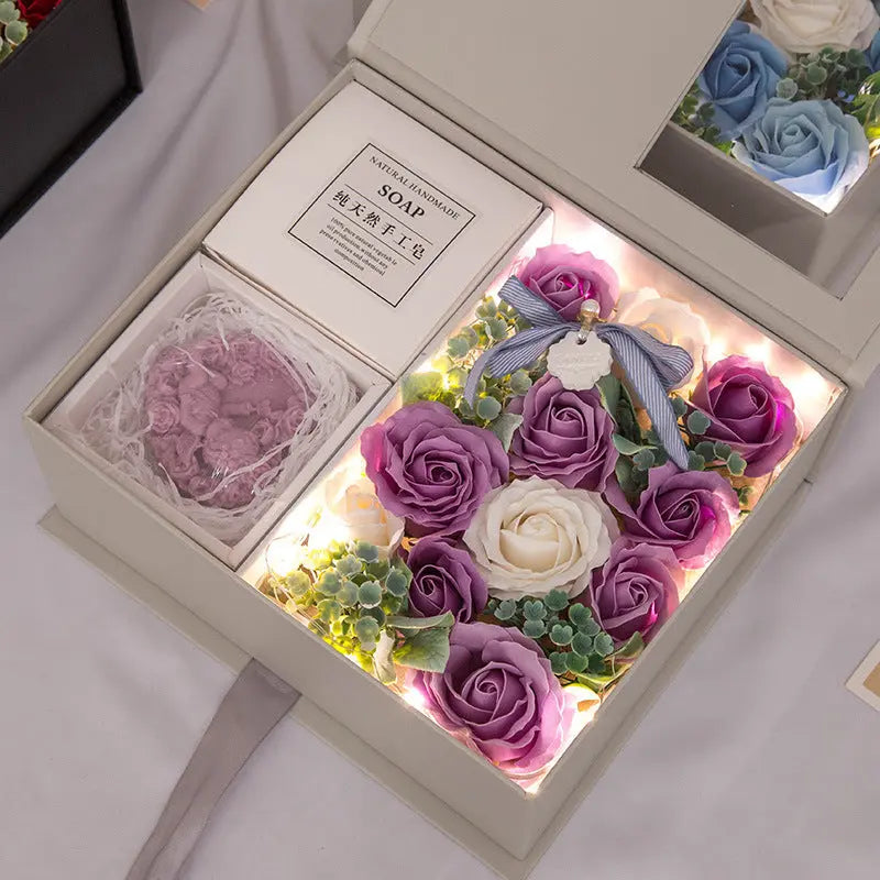 Ramiart Creative Gifts Valentine's Day Gift Soap Rose Flower Gift Box - RAMI ART