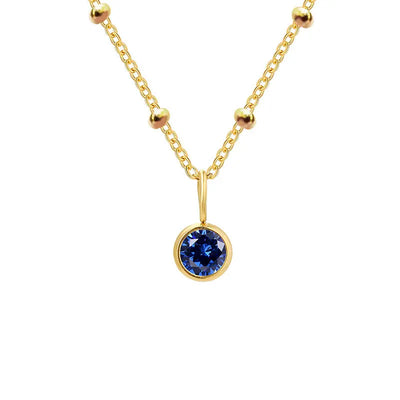 GDiamond Necklace Ramiart Popular Necklace Diamond Birthstone Necklace - RAMI ART