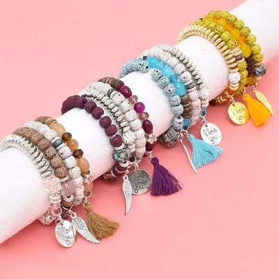 Ramiart  Ethnic Style Multi-layer Couple Bracelets - RAMI ART