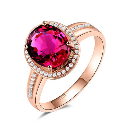 red crystal rings Ramiart Red Crystal Ruby Gemstones Diamonds Rings - RAMI ART