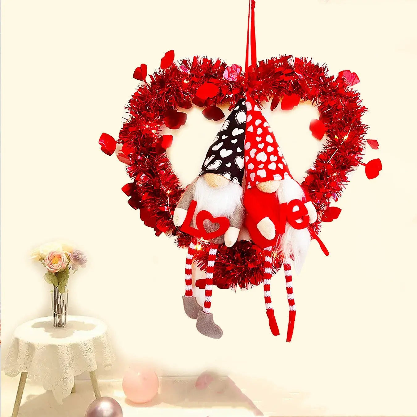 Ramiart Valentine's Day Ornament Gift Faceless Doll Garland Valentine's Day Atmosphere Garland - RAMI ART