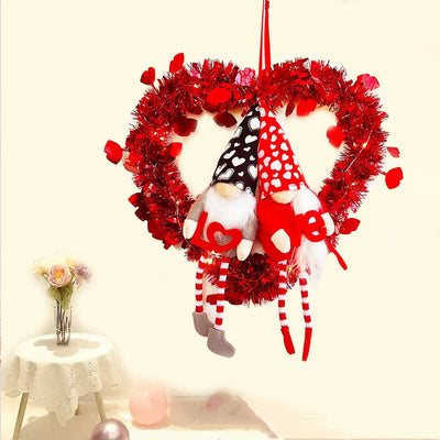 Ramiart Valentine's Day Ornament Gift Faceless Doll Garland Valentine's Day Atmosphere Garland - RAMI ART