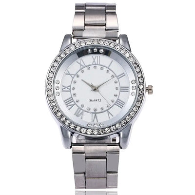 Ramiart  Watch Luxury Women Dress Rhinestone Quartz Watch Casual Women Stainless Steel Wristwatches Female Clock - RAMI ART