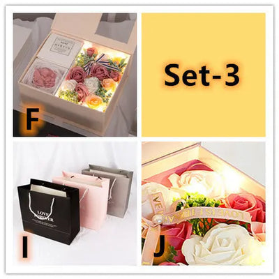 Ramiart Creative Gifts Valentine's Day Gift Soap Rose Flower Gift Box - RAMI ART