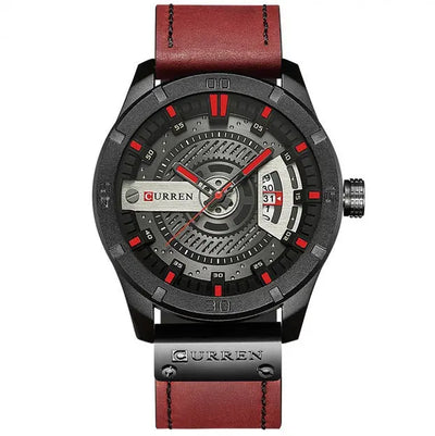 Ramiart Luxury Brand CURREN Men Military Sports Watches Men's Quartz Date Clock Man Casual Leather Wrist Watch Relogio Masculino - RAMI ART