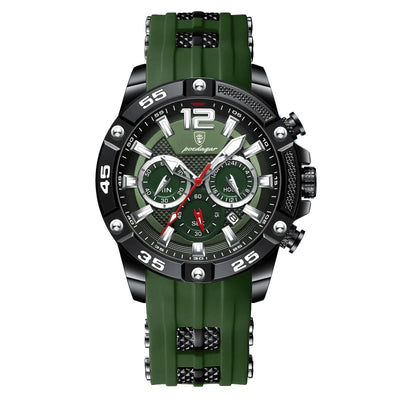 Ramiart Multifunctional Men's Watch Silicone Band Quartz Wrist Watch - RAMI ART