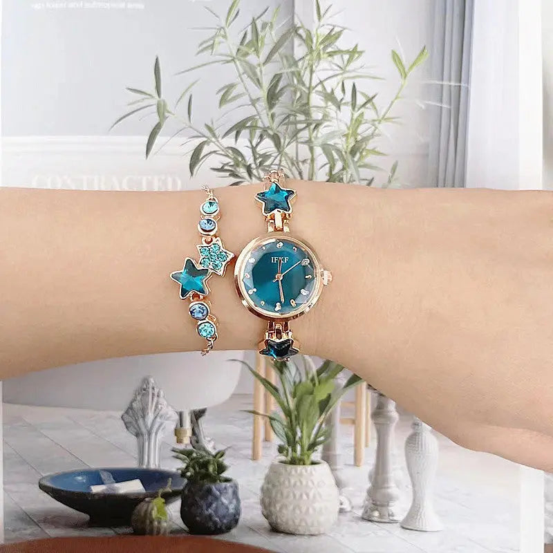 Ramiart Valentine's Day Fine Gifts Women's Rose Gift Box Watch Bracelet Perfume Exquisite Set Quartz Wrist Watch - RAMI ART