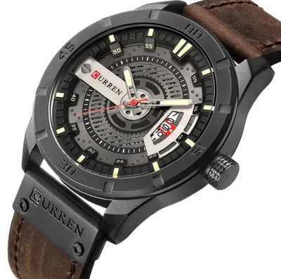 Ramiart Luxury Brand CURREN Men Military Sports Watches Men's Quartz Date Clock Man Casual Leather Wrist Watch Relogio Masculino - RAMI ART