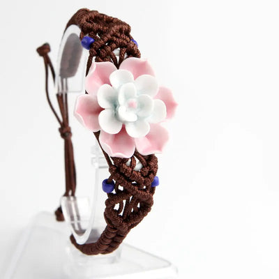 Ramiart Ceramic Bracelet Ethnic Style Braided Bracelets - RAMI ART