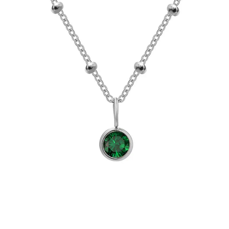 GDiamond Necklace Ramiart Popular Necklace Diamond Birthstone Necklace - RAMI ART