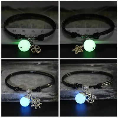 Ramiart Luminous Men's and Women's Lovers Bracelet Student's Personality Jewelry Weave Hand-wrap Mori Korean Bracelets Bracelets - RAMI ART