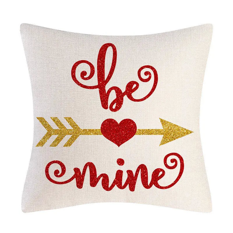 Ramiart Valentine's Day Linen Pillowcase Holiday Gift - RAMI ART