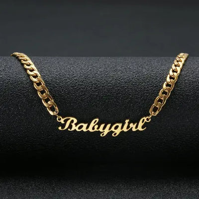 Ramiart Name necklace ladies Hip hop - RAMI ART