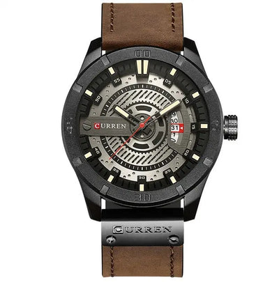 Ramiart Luxury Brand CURREN Men Military Sports Watches Men's Quartz Date Clock Man Casual Leather Wrist Watch Relogio Masculino - RAMI ART