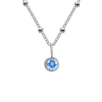 GDiamond Necklace Ramiart Popular Necklace Diamond Birthstone Necklace - RAMI ART