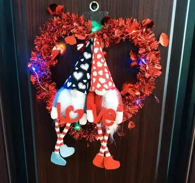Ramiart Valentine's Day Ornament Gift Faceless Doll Garland Valentine's Day Atmosphere Garland - RAMI ART