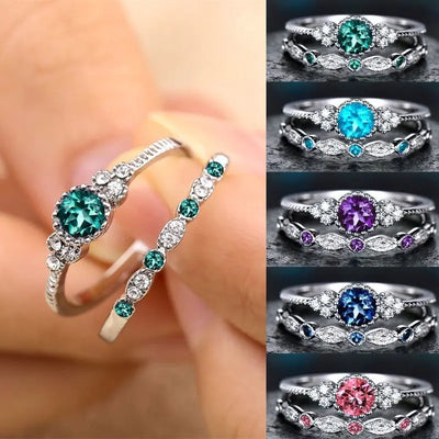 Ramiart Colored Diamond Rings Rhinestones Ring - RAMI ART