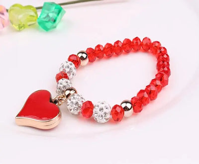 Ramiart Elastic Crystal  Bracelet & Bangle Heart Bracelets - RAMI ART