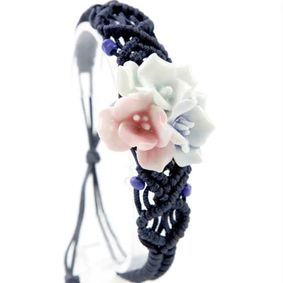 Ramiart Ceramic Bracelet Ethnic Style Braided Bracelets - RAMI ART