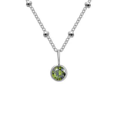 GDiamond Necklace Ramiart Popular Necklace Diamond Birthstone Necklace - RAMI ART