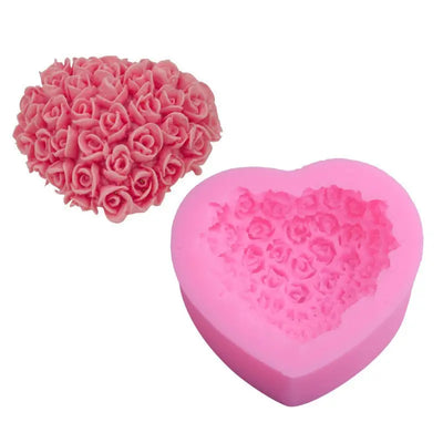 Ramiart Valentines Day Gift Valentine's Day Love Rose Silicone Mould Home Supplies - RAMI ART