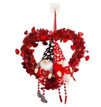 Ramiart Valentine's Day Ornament Gift Faceless Doll Garland Valentine's Day Atmosphere Garland - RAMI ART