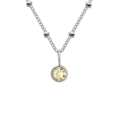 GDiamond Necklace Ramiart Popular Necklace Diamond Birthstone Necklace - RAMI ART