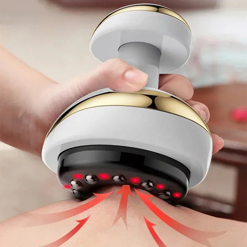 Ramiart Electric Massage Meridian Brush Universal Body Dredging Cupping Scraping Instrument  Abdominal And Back Massager For Home - RAMI ART