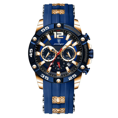 Ramiart Multifunctional Men's Watch Silicone Band Quartz Wrist Watch - RAMI ART