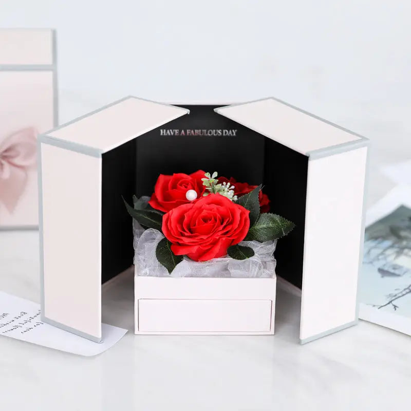 Ramiart Valentine's Day Creative Roses Jewelry Gift Box - RAMI ART