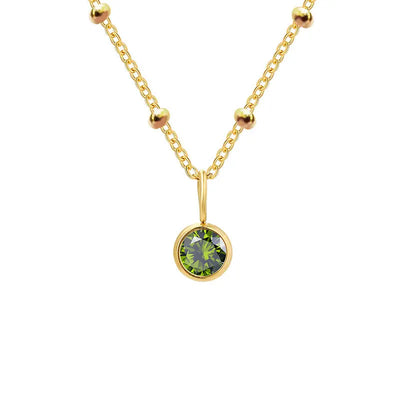 GDiamond Necklace Ramiart Popular Necklace Diamond Birthstone Necklace - RAMI ART