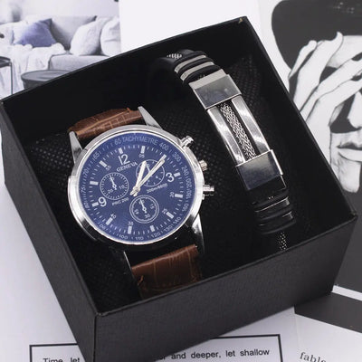 Ramiart Blue Light Glass Wrist Watch Men New Watches - RAMI ART