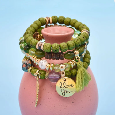 Ramiart  Ethnic Style Multi-layer Couple Bracelets - RAMI ART