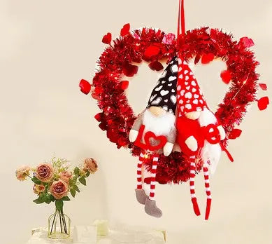 Ramiart Valentine's Day Ornament Gift Faceless Doll Garland Valentine's Day Atmosphere Garland - RAMI ART