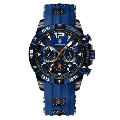 Ramiart Multifunctional Men's Watch Silicone Band Quartz Wrist Watch - RAMI ART