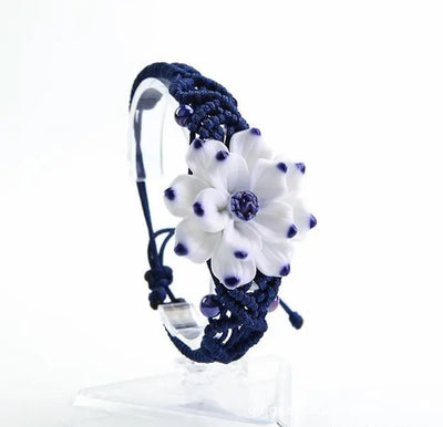 Ramiart Ceramic Bracelet Ethnic Style Braided Bracelets - RAMI ART