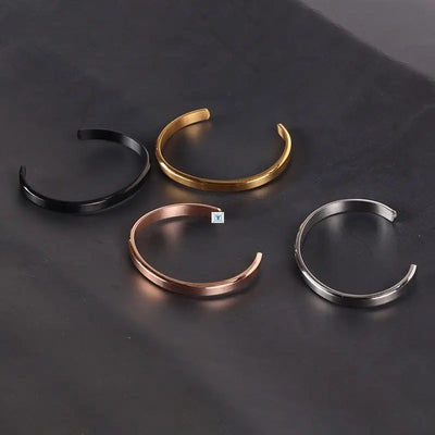 Ramiart Stainless Steel Bracelet Cuff Bracelets Jewelry Men - RAMI ART