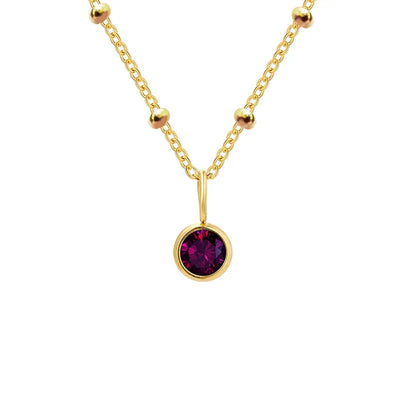 GDiamond Necklace Ramiart Popular Necklace Diamond Birthstone Necklace - RAMI ART